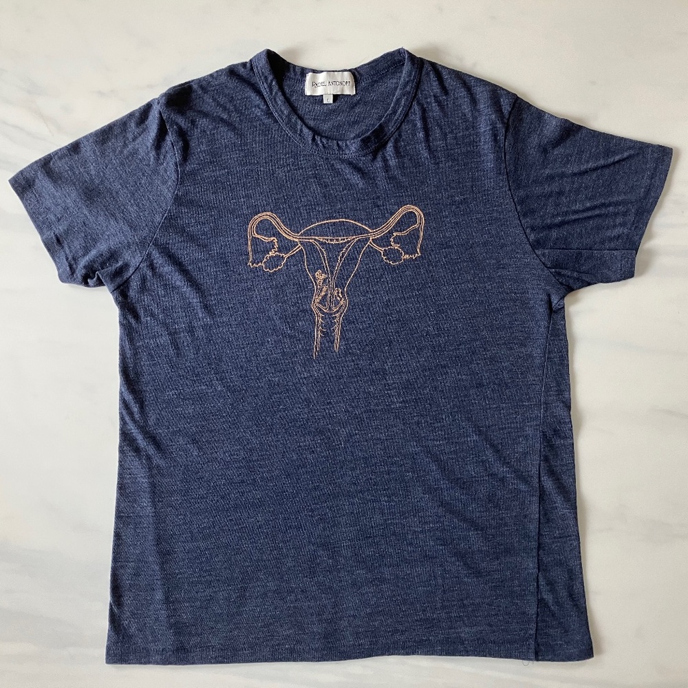 RARE Rachel Antonoff NWOT Rare Reproductive System Tee L